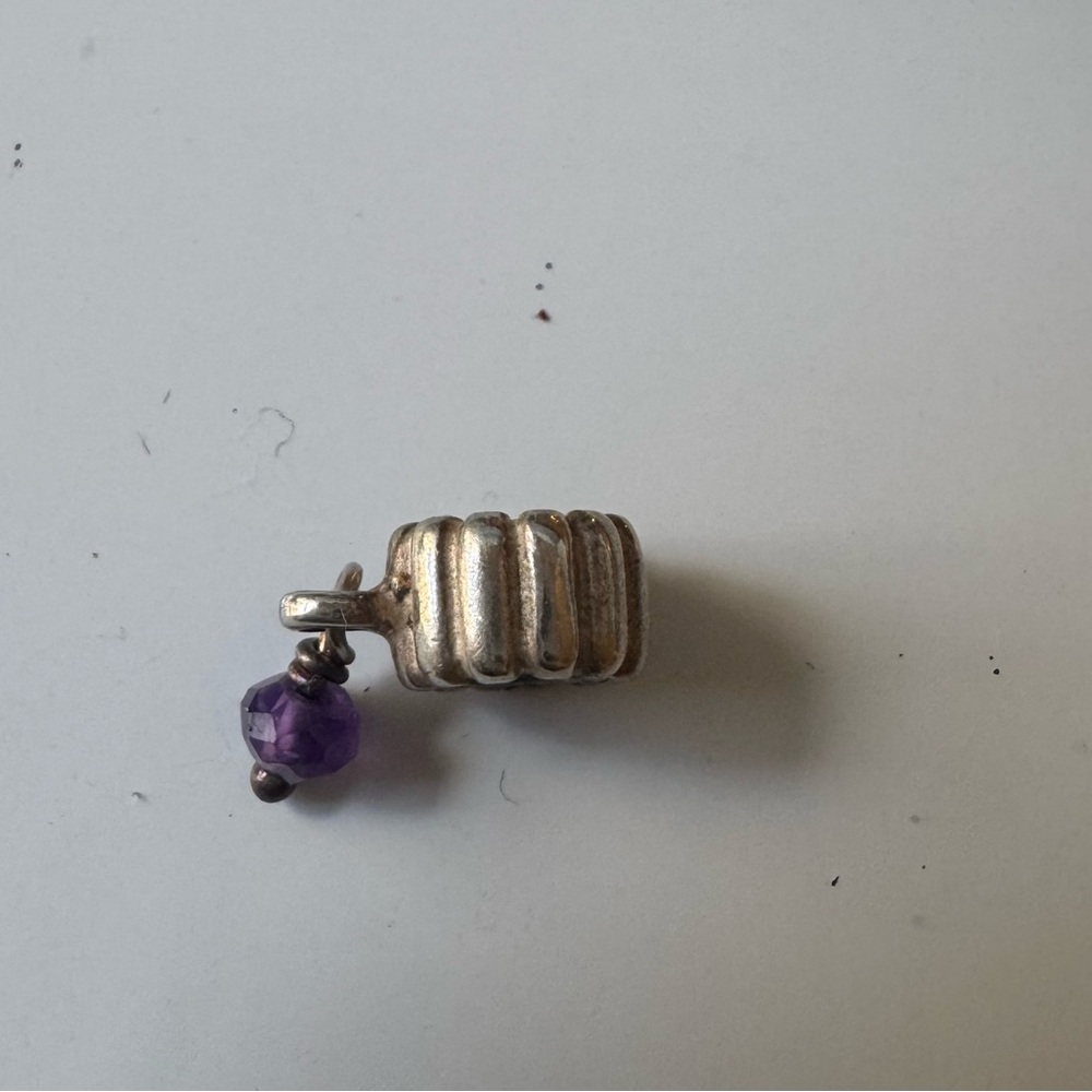 Pandora birthstone charm spacer.